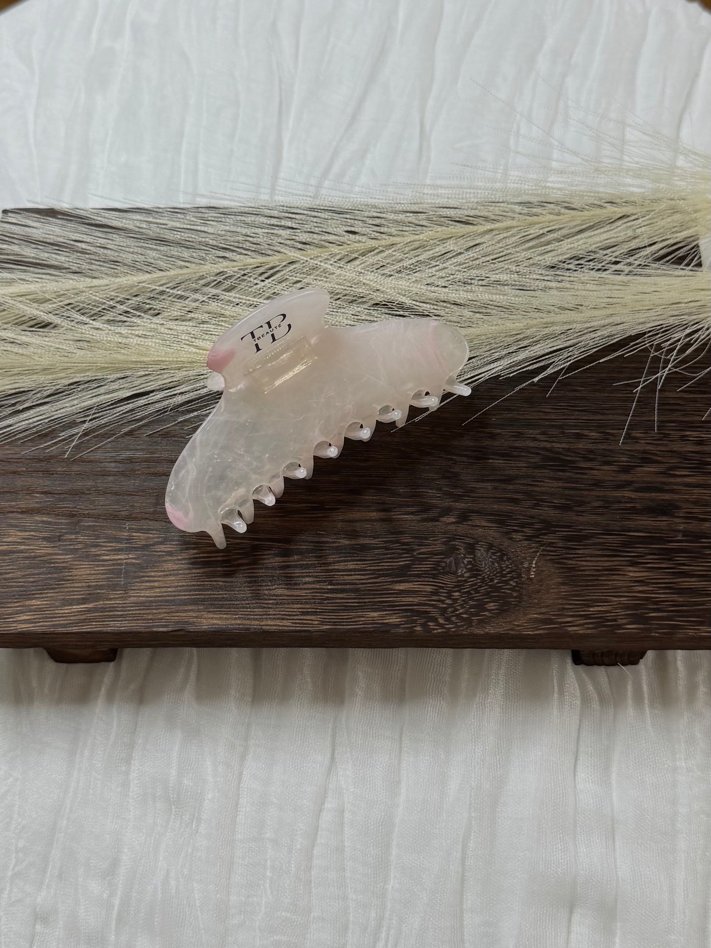 Hair clip Round Clip - Champagne