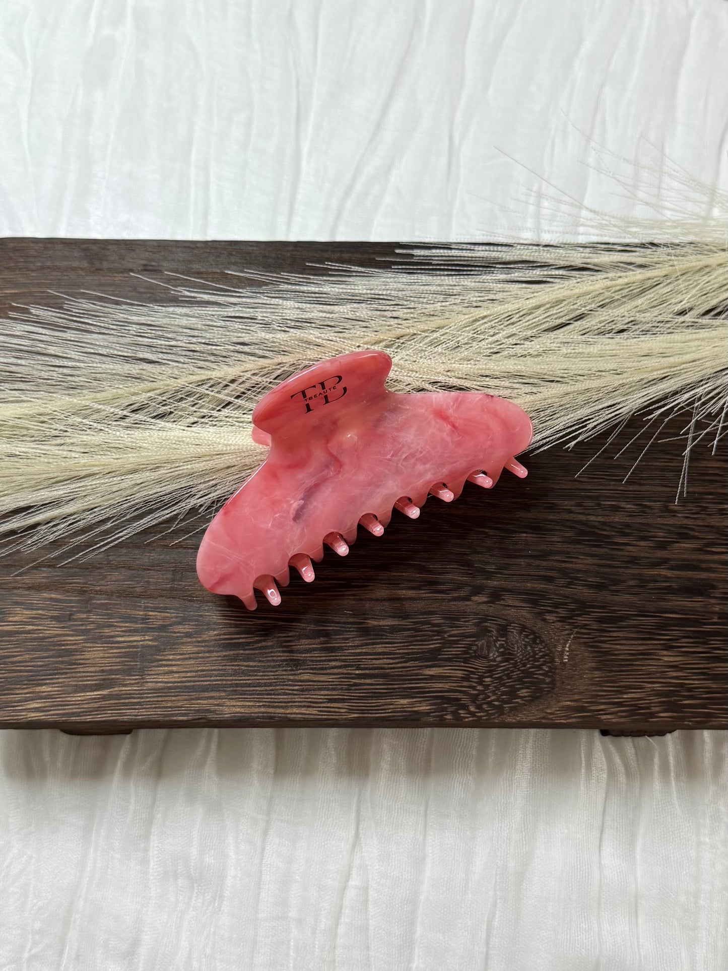 Hair clip Round Clip - Red