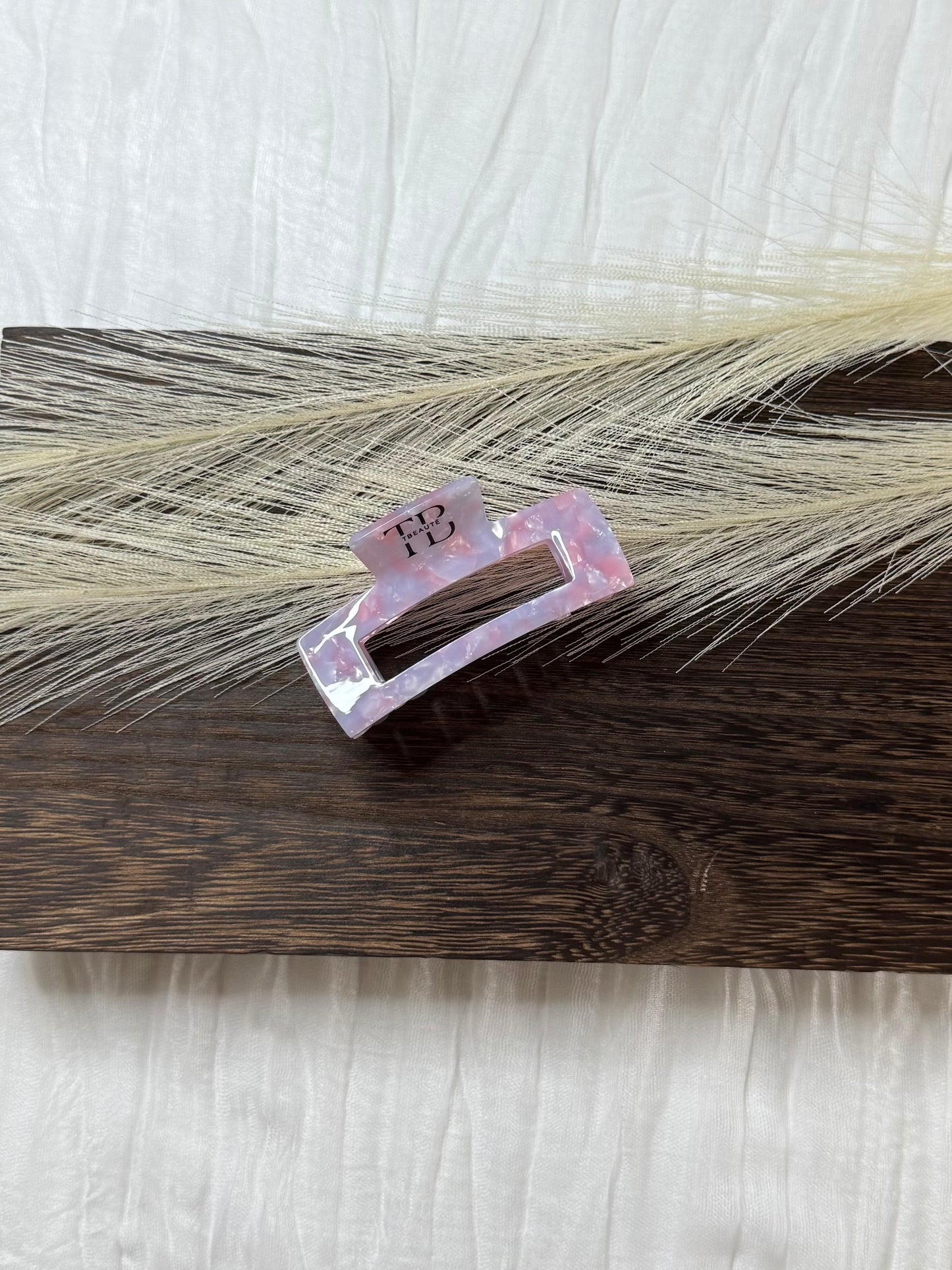 Hair Clips Square Clip - Purple/Pink