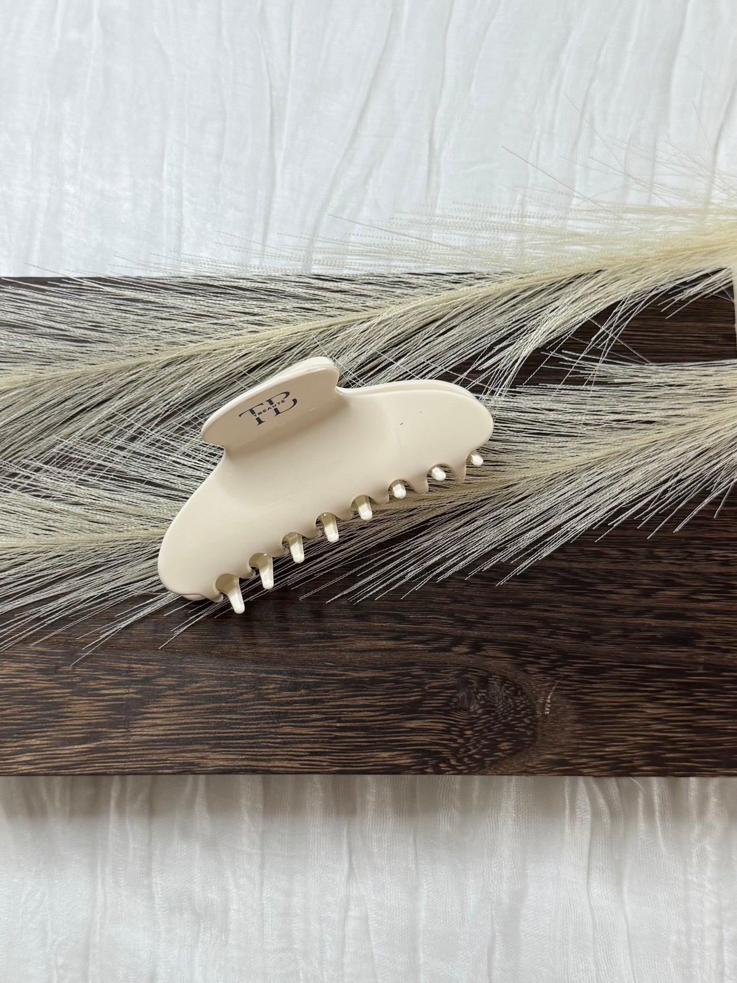 Hair clip Round Clip - White