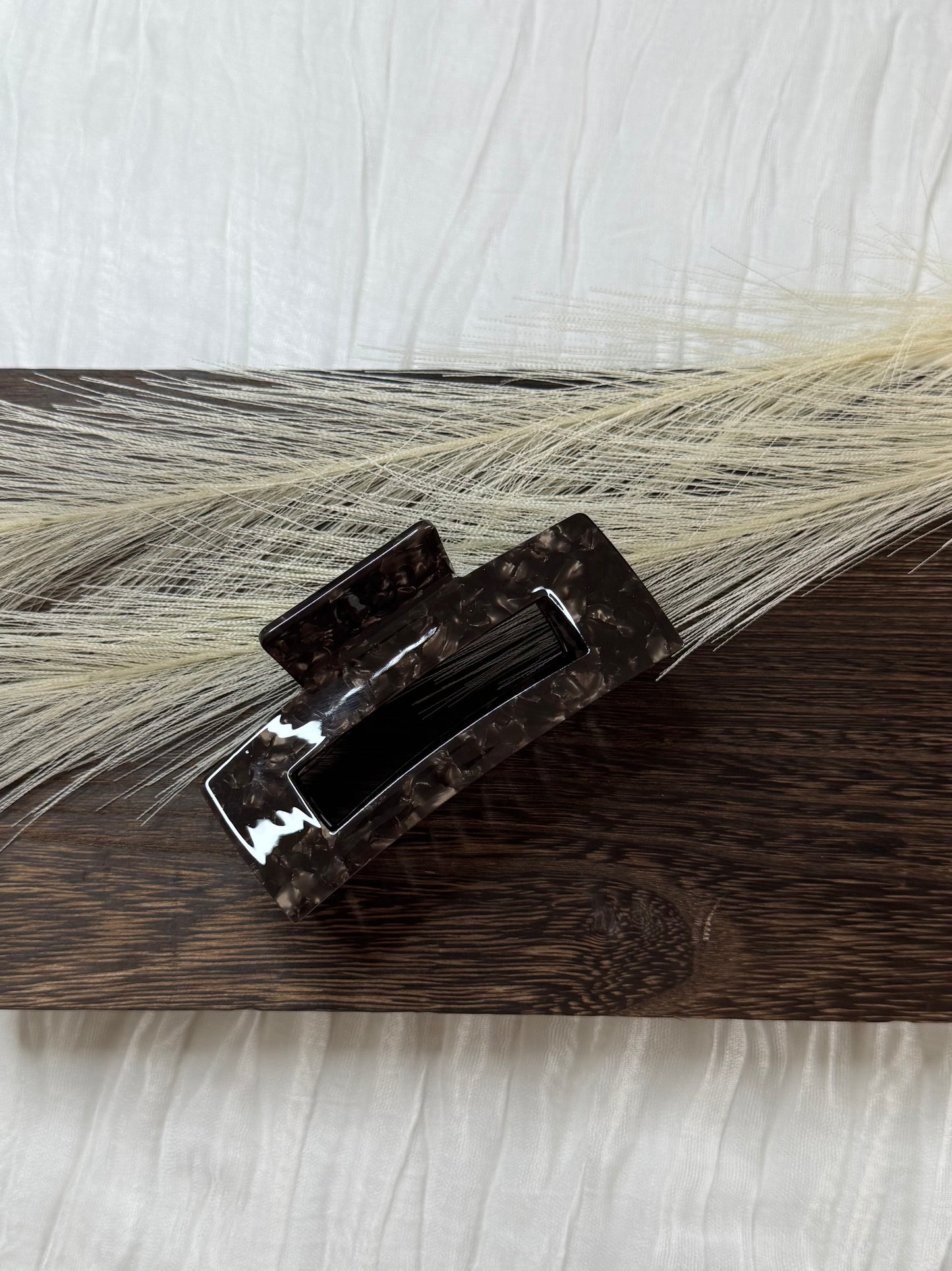 Hair clips Square Clip - Brown