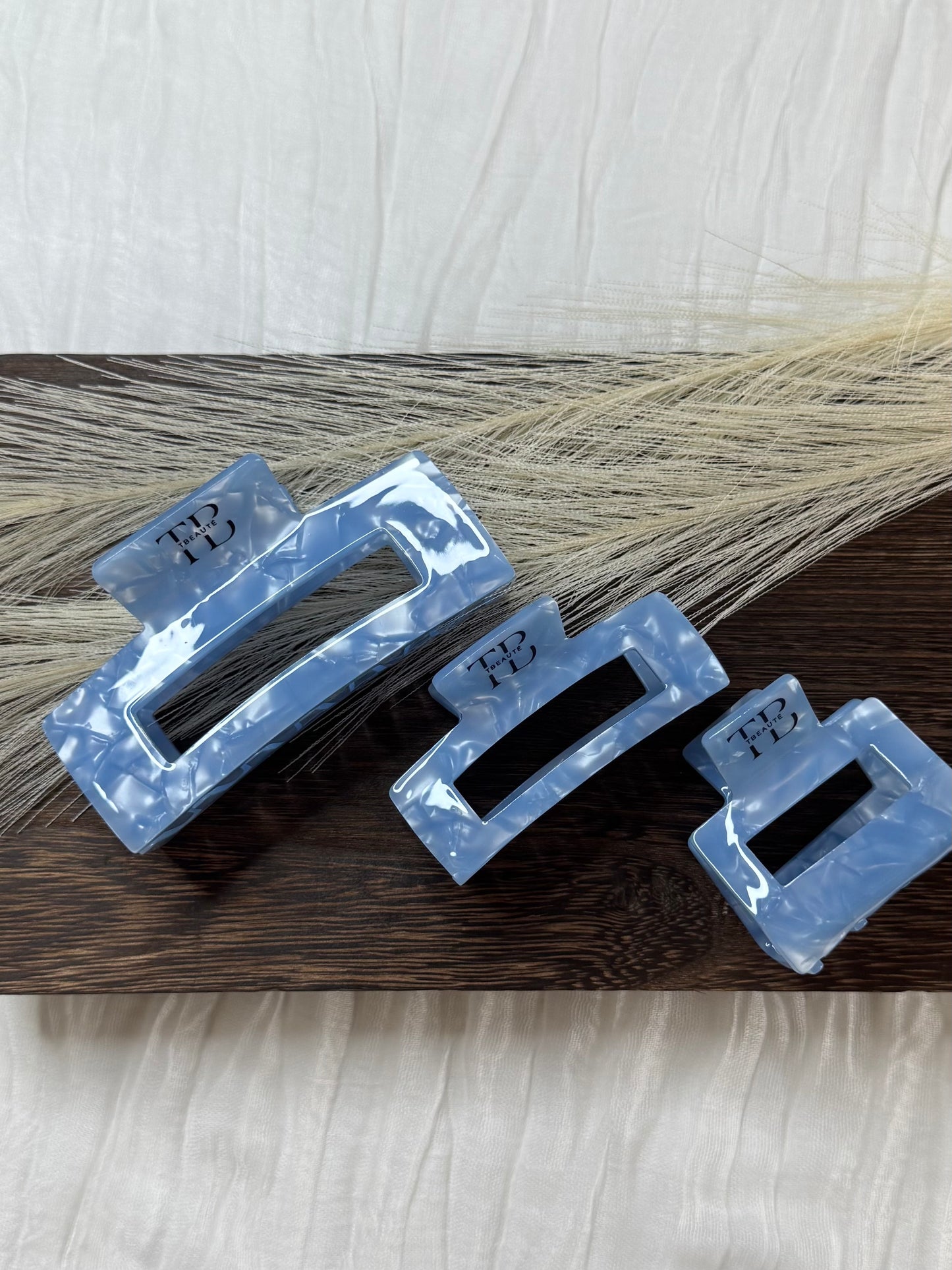 Hair Clips Square Clip - Blue