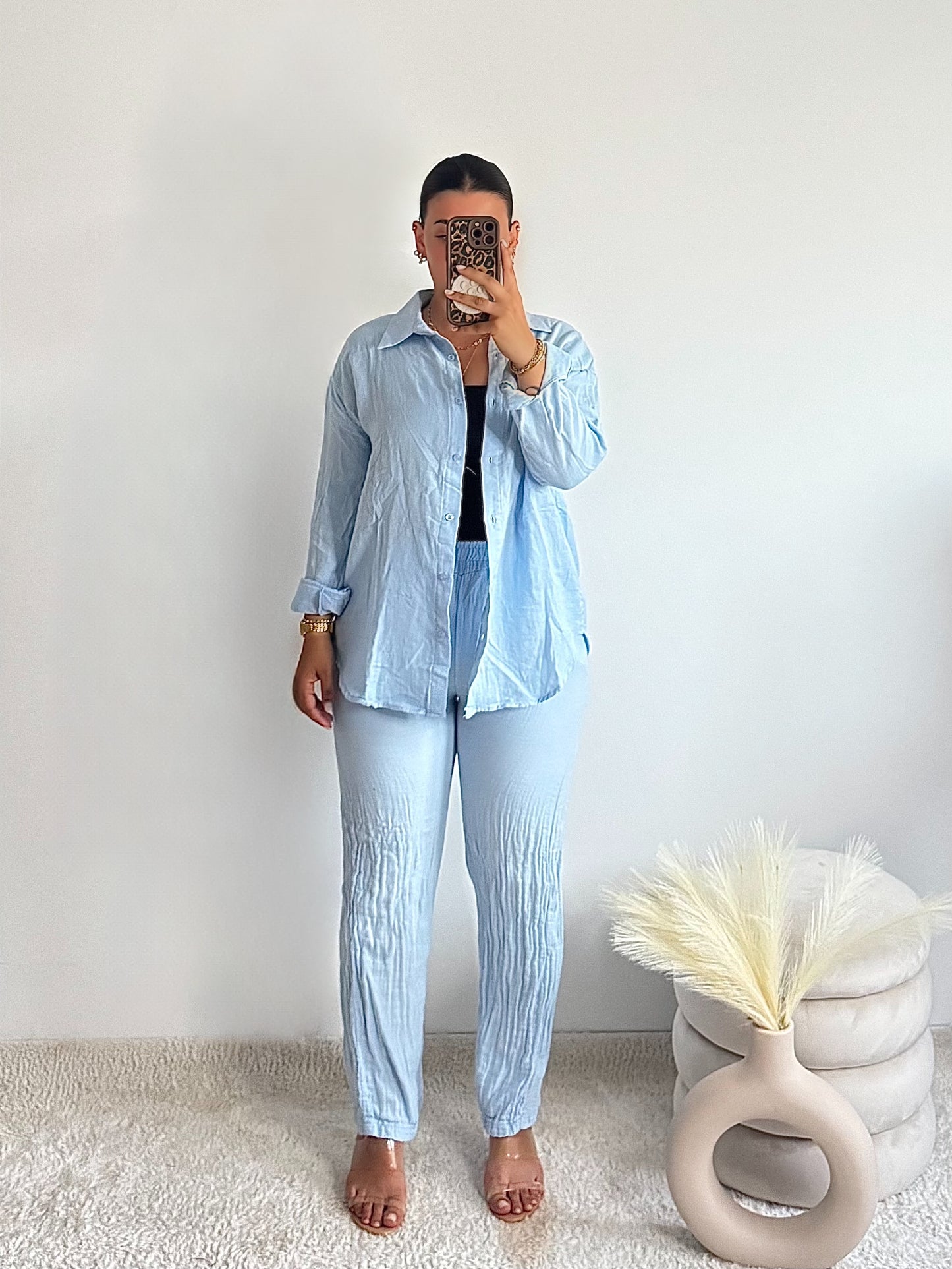 Matching Set Two-Piece - Baby Blue