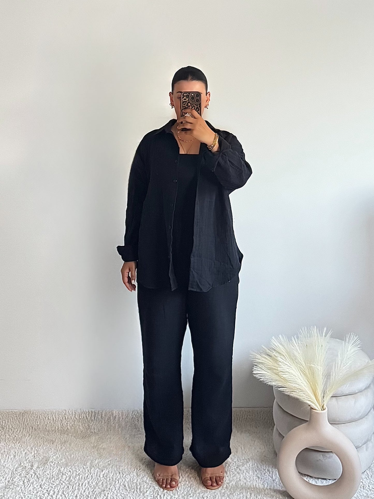 Matching Set Two-Piece - Black