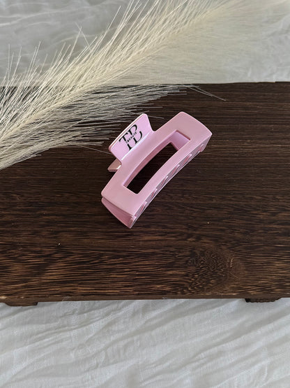 Haarklammer Square Clip - Rosa
