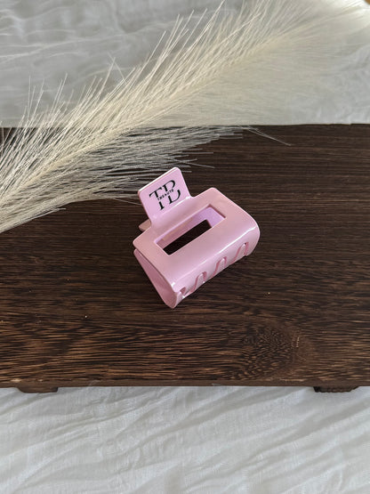 Haarklammer Square Clip - Rosa