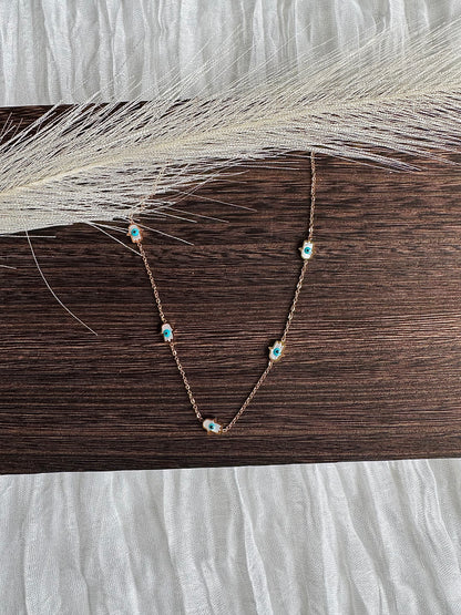 Hamsa Blue - Halskette