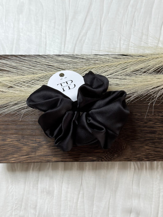 Satiné hair tie - black