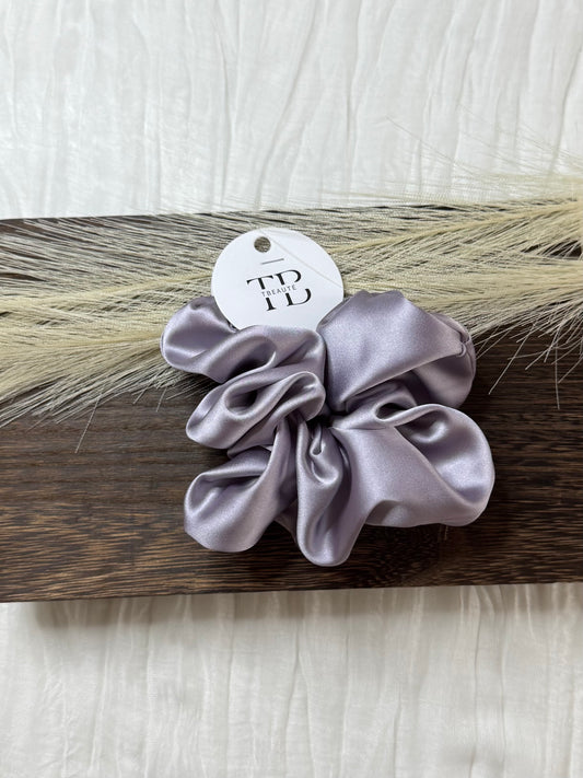 Satiné hair tie - purple