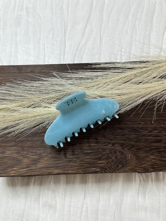 Hair clip Round Clip - Blue