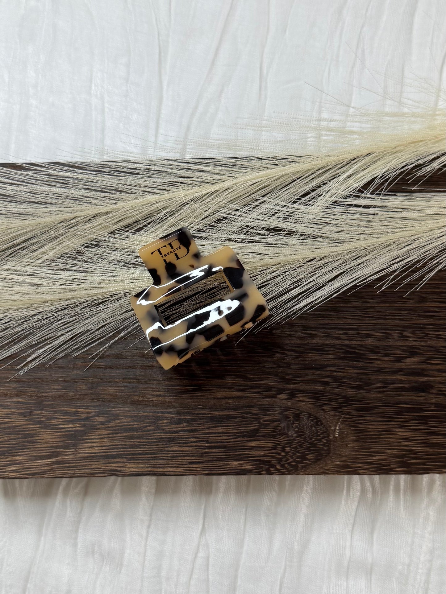 Hair Clips Square Clip - Leopard