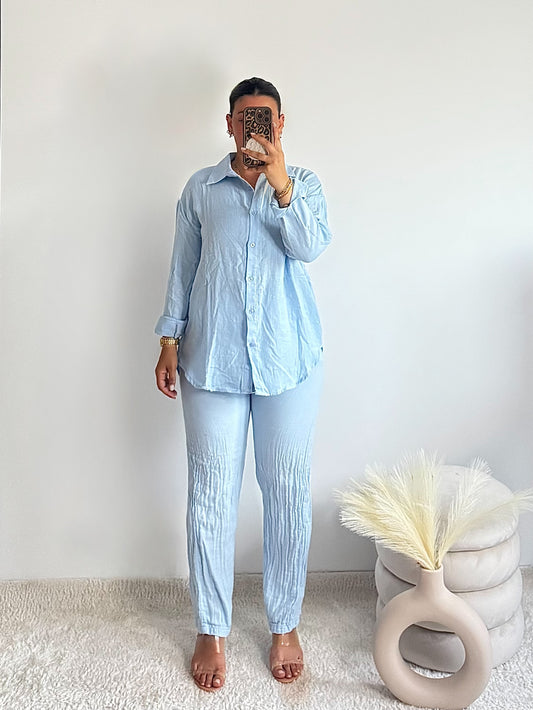 Matching Set Two-Piece - Baby Blue